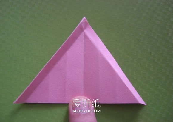 怎么折纸福山玫瑰花的折法详细过程图解- www.aizhezhi.com