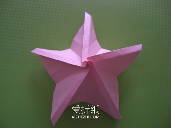 怎么折纸福山玫瑰花的折法详细过程图解- www.aizhezhi.com