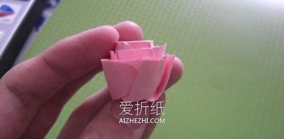 怎么折纸福山玫瑰花的折法详细过程图解- www.aizhezhi.com