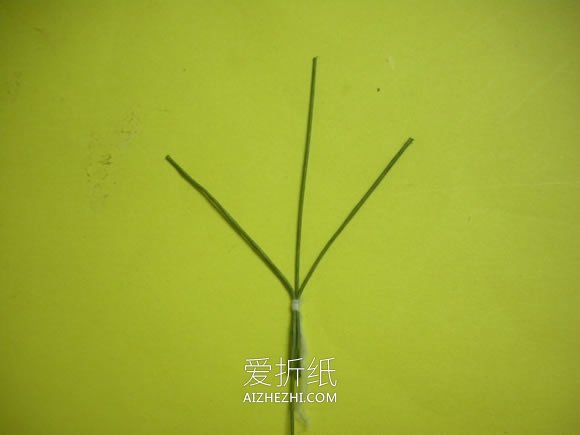 怎么做皱纹纸牵牛花的手工制作方法图解- www.aizhezhi.com