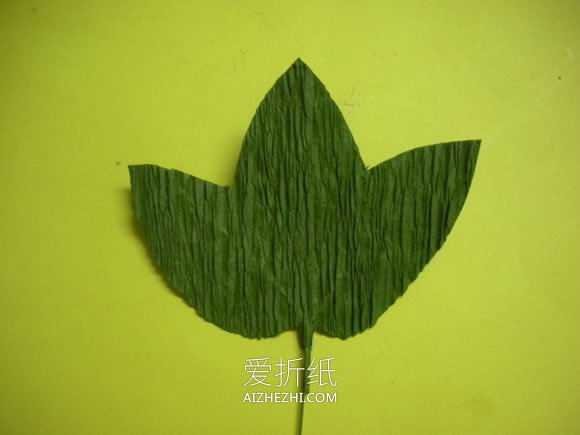 怎么做皱纹纸牵牛花的手工制作方法图解- www.aizhezhi.com