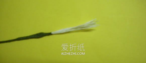 怎么做皱纹纸牵牛花的手工制作方法图解- www.aizhezhi.com