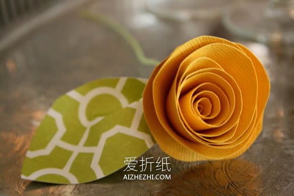 怎么做卷纸花的手工制作教程简单又漂亮！- www.aizhezhi.com