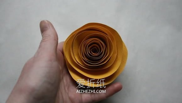 怎么做卷纸花的手工制作教程简单又漂亮！- www.aizhezhi.com