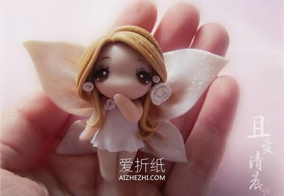 怎么做卡通风格超轻粘土小精灵的制作步骤图- www.aizhezhi.com