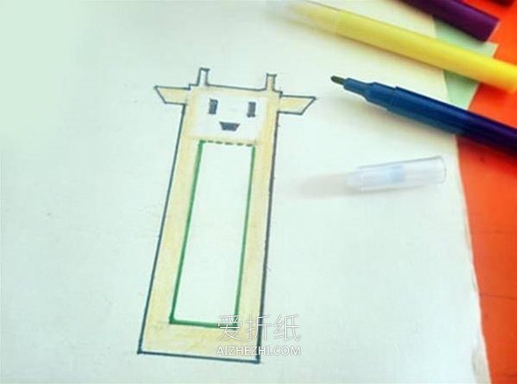 怎么简单用纸做小动物书签的手工制作方法- www.aizhezhi.com