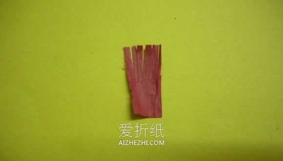 怎么做皱纹纸天竺葵的手工制作方法图解- www.aizhezhi.com