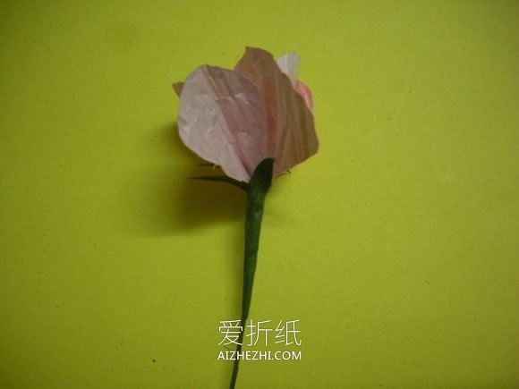 怎么做皱纹纸天竺葵的手工制作方法图解- www.aizhezhi.com