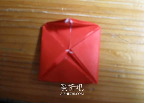 怎么用一张纸折纸立方体的折法图解步骤- www.aizhezhi.com