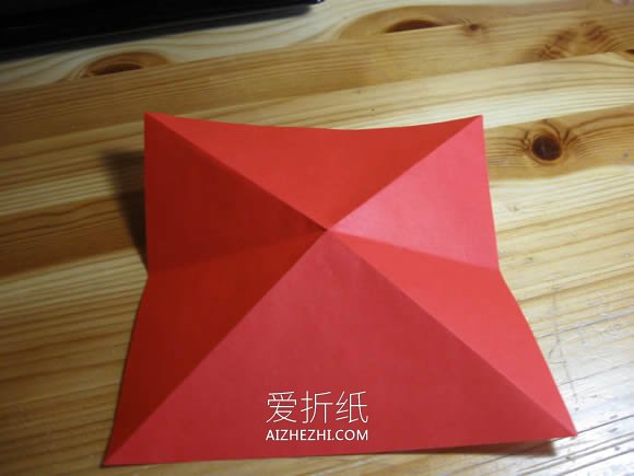 怎么用一张纸折纸立方体的折法图解步骤- www.aizhezhi.com