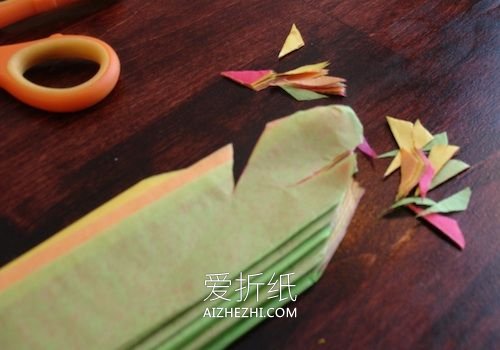 怎么用薄纸做漂亮纸花的手工制作方法步骤- www.aizhezhi.com