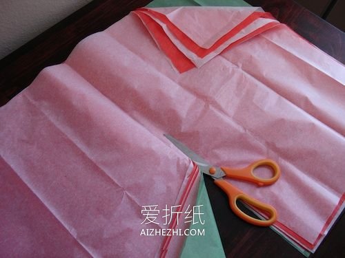 怎么用薄纸做漂亮纸花的手工制作方法步骤- www.aizhezhi.com