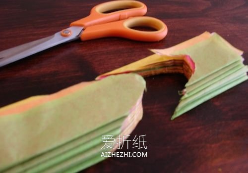 怎么用薄纸做漂亮纸花的手工制作方法步骤- www.aizhezhi.com