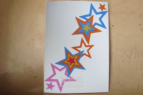 怎么简单自制国庆节贺卡的手工制作方法- www.aizhezhi.com