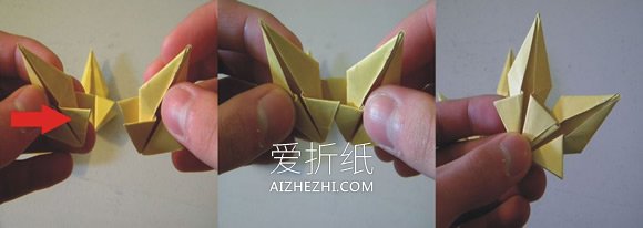 怎么折纸组合立体太阳的折法图解步骤- www.aizhezhi.com