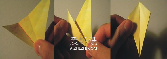 怎么折纸组合立体太阳的折法图解步骤- www.aizhezhi.com