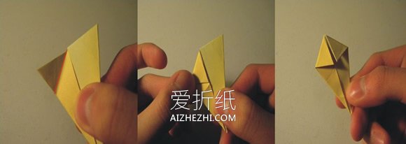 怎么折纸组合立体太阳的折法图解步骤- www.aizhezhi.com