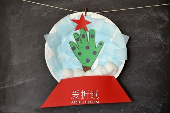 怎么做纸盘圣诞树挂饰的制作方法简单又可爱- www.aizhezhi.com