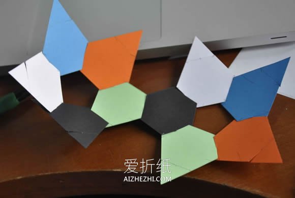 怎么手工做纸十二面体的制作方法图解教程- www.aizhezhi.com