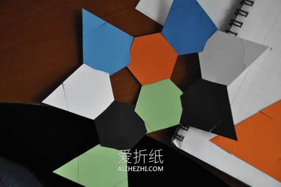 怎么手工做纸十二面体的制作方法图解教程- www.aizhezhi.com