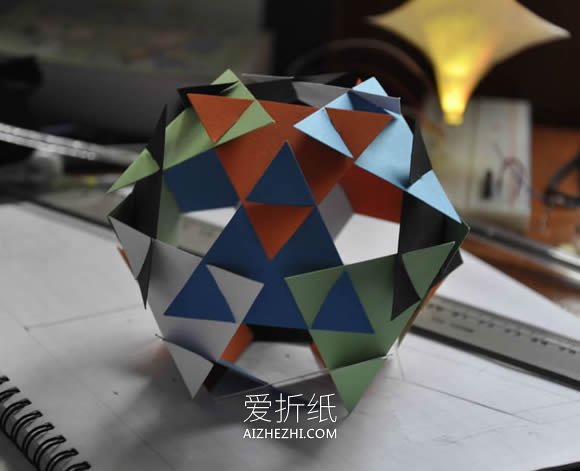 怎么手工做纸十二面体的制作方法图解教程- www.aizhezhi.com