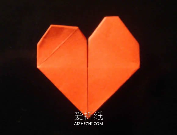 怎么折纸爱心书签的折法过程步骤图解- www.aizhezhi.com