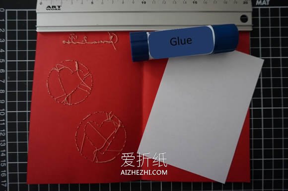 怎么做手缝婚礼邀请卡的制作方法图解- www.aizhezhi.com