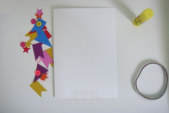 怎么做国庆节旗帜贺卡的手工制作方法- www.aizhezhi.com