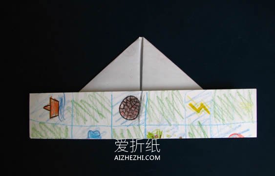 怎么折纸简单又漂亮小纸船的折法步骤图- www.aizhezhi.com