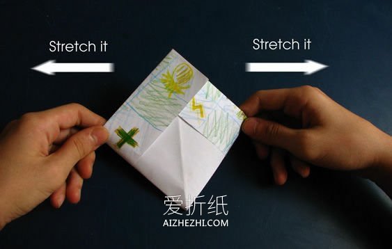 怎么折纸简单又漂亮小纸船的折法步骤图- www.aizhezhi.com