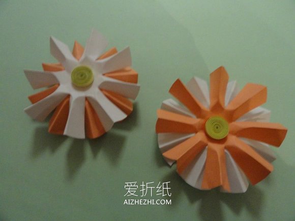 怎么做重阳节菊花礼物的手工制作方法图解- www.aizhezhi.com