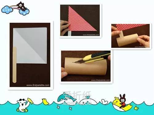 幼儿园怎么简单做纸盘小船的手工制作方法- www.aizhezhi.com