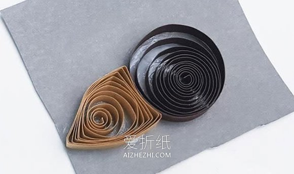 怎么简单做衍纸刺猬的基础手工教程- www.aizhezhi.com