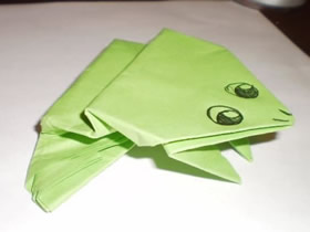 纸青蛙的最简单折法怎么折图解教程