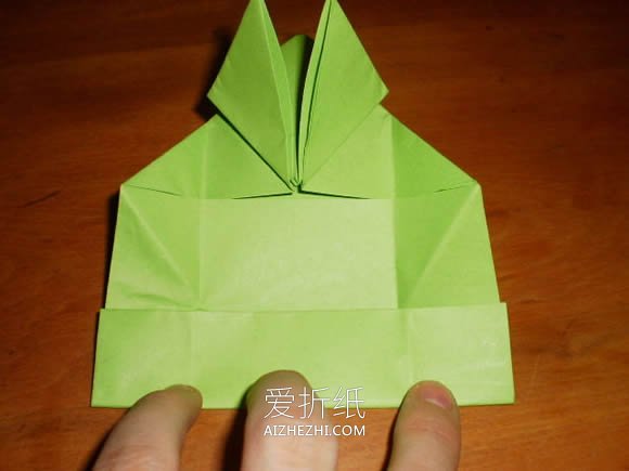 纸青蛙的最简单折法怎么折图解教程- www.aizhezhi.com