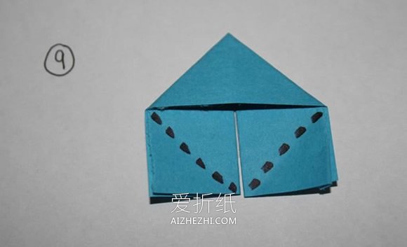 怎么做三角插孔雀的详细步骤图解教程- www.aizhezhi.com