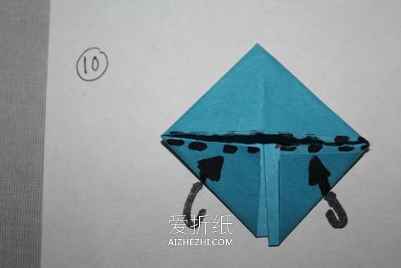 怎么做三角插孔雀的详细步骤图解教程- www.aizhezhi.com