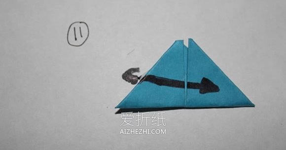 怎么做三角插孔雀的详细步骤图解教程- www.aizhezhi.com