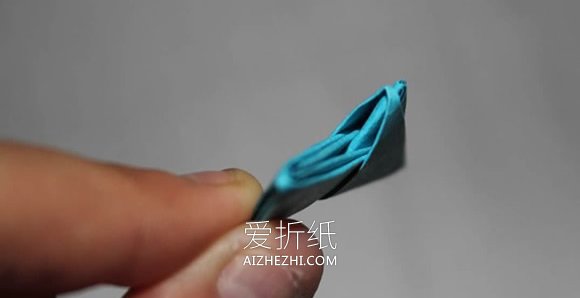 怎么做三角插孔雀的详细步骤图解教程- www.aizhezhi.com