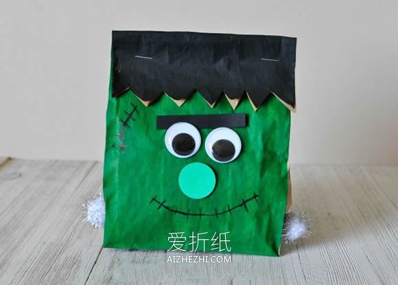 幼儿园怎么做科学怪人弗兰肯斯坦的制作方法- www.aizhezhi.com