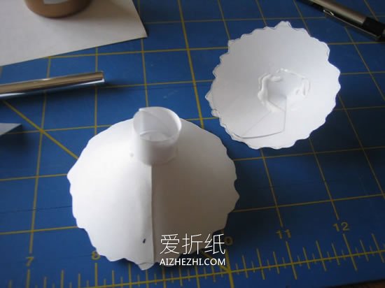 怎么简单做立体纸圣诞树的制作方法图解- www.aizhezhi.com