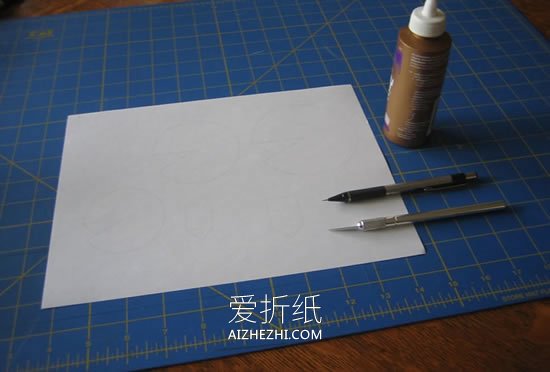 怎么简单做立体纸圣诞树的制作方法图解- www.aizhezhi.com