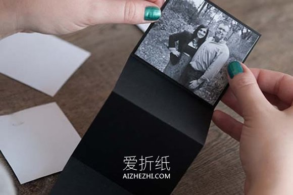 怎么做复古风黑白照片情人节礼物制作方法- www.aizhezhi.com