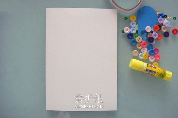 怎么做父亲节鲸鱼贺卡的制作方法简单可爱- www.aizhezhi.com