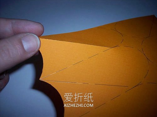 怎么折纸复活节彩蛋糖果盒的折法带图纸- www.aizhezhi.com