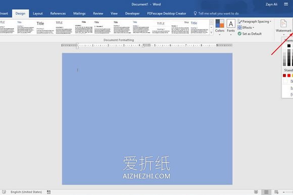 怎么使用Microsoft Word制作生日贺卡的方法- www.aizhezhi.com