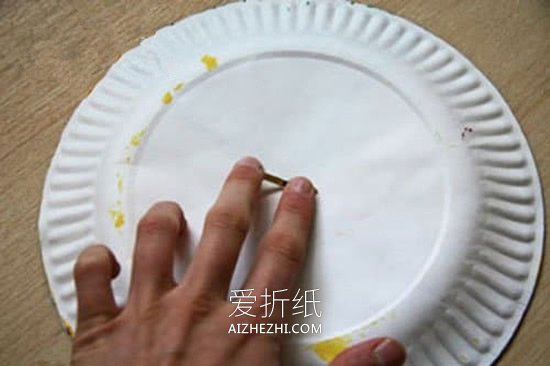 怎么用纸盘做四季变化大树的制作方法教程- www.aizhezhi.com