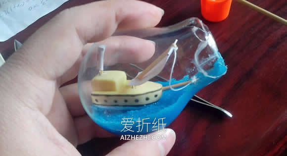 怎么用灯泡做父亲节海盗船礼物的制作方法- www.aizhezhi.com