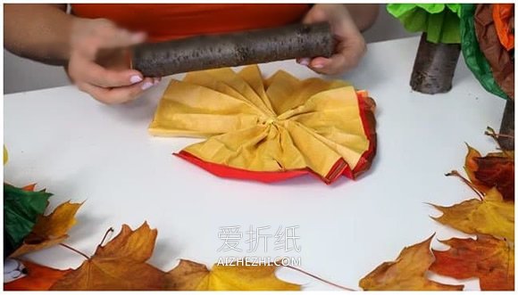 怎么废物利用做大树的手工制作教程- www.aizhezhi.com