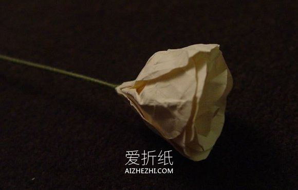 简单又逼真纸花怎么做的手工制作图解教程- www.aizhezhi.com